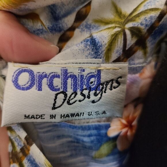 Orchid Designs Made In Hawaii MuuMuu Dress XL - Picture 4 of 4